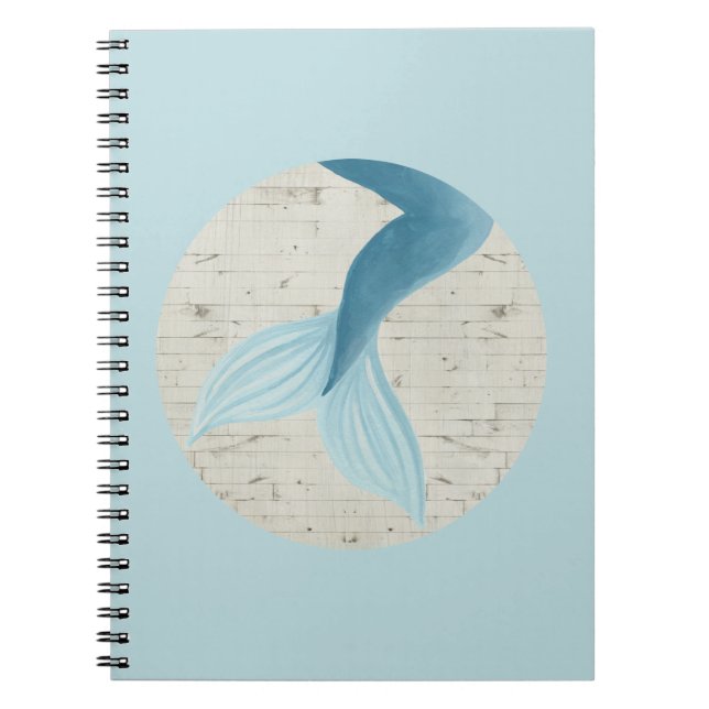 Caderno Espiral Coleção de Sereias Pintada (Frente)