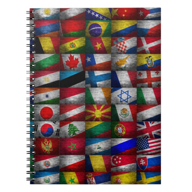 Caderno Espiral Coleção de sinalizadores (Frente)