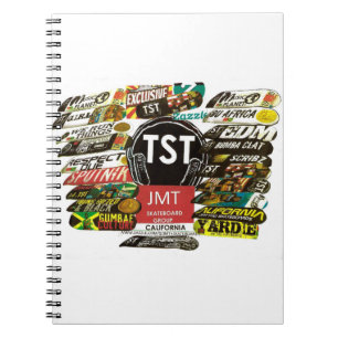 Caderno Espiral Coleção de Skateboard da TST Angel Merchandise