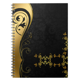 Caderno Espiral Coleção Dourada de Folhas - O Notebook Folha
