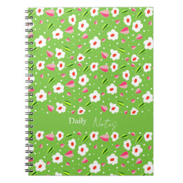 Caderno Espiral coleção Spring Meadow Whimsy