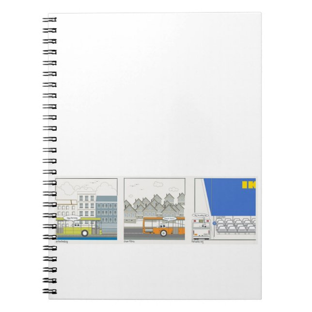 Caderno Espiral Colega Chamando O Notebook Espiral (Frente)