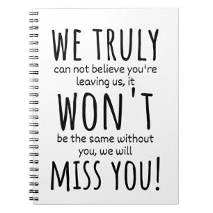 Caderno Espiral colega de trabalho saindo para mulheres, colega de