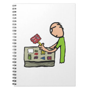 Caderno Espiral Coleta de Carimbo de Filtros