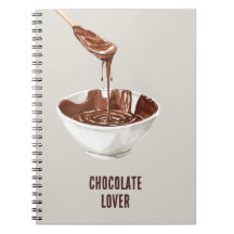 Colher de Tigela de Amante de Chocolate