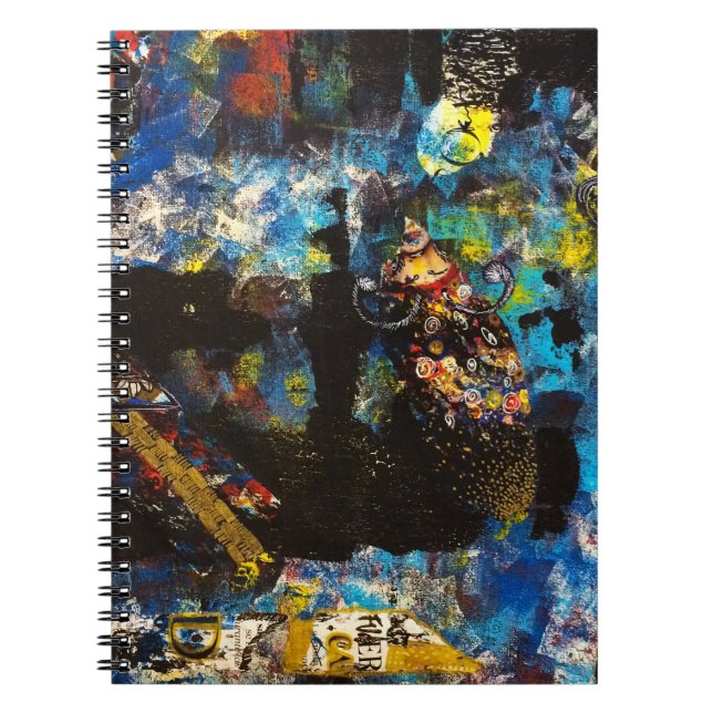 Caderno Espiral Collage Notebook (Frente)