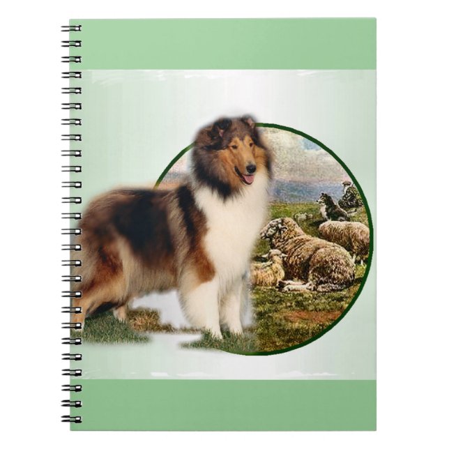 Caderno Espiral Collie Keeper da Ovelha (Frente)