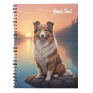 Caderno Espiral Collie pelo Lago