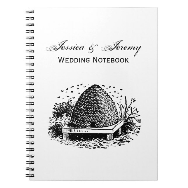 Caderno Espiral Colmeia de abelhas #1 Heraldic Vintage (Frente)