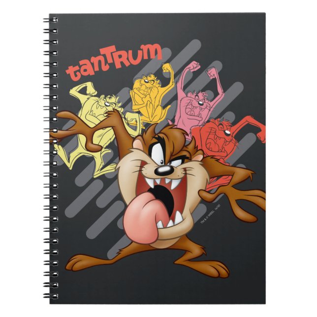 Caderno Espiral Coloful "Tantrum" TAZ™ (Frente)