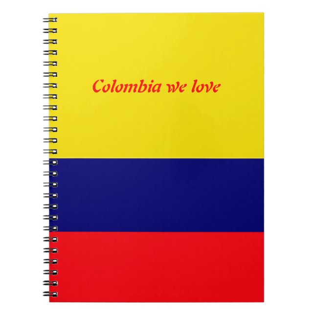 Caderno Espiral Colômbia que amamos (Frente)