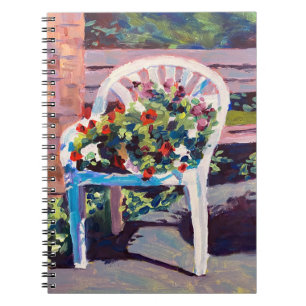 Caderno Espiral Coloque suas notas importantes neste azul amarelo 