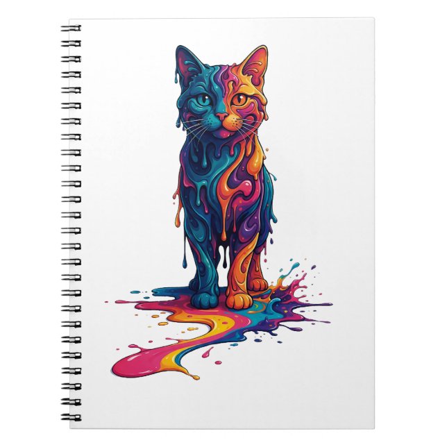 Caderno Espiral “Color Cat” Notebook – Creativity (Frente)
