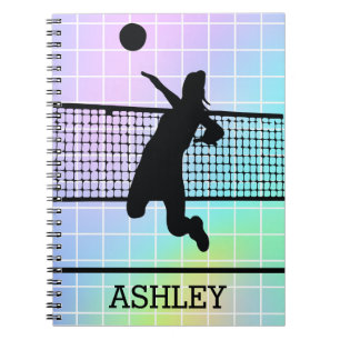 Caderno Espiral Coloração de Rede Personalizada de Jogadores de