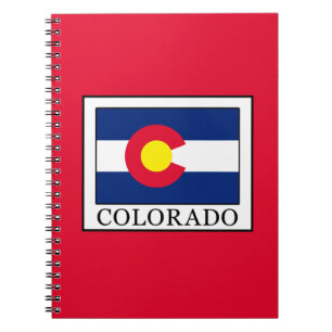 Caderno Espiral Colorado
