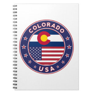 Caderno Espiral Colorado
