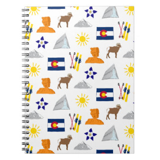 Caderno Espiral Colorado