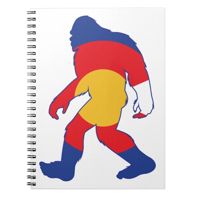 Caderno Espiral Colorado-Bigfoot (Frente)