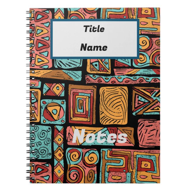 Caderno Espiral Colorcubo (Frente)