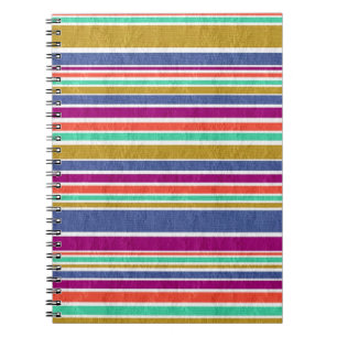 Caderno Espiral Colores retrorreflectores Texturizados