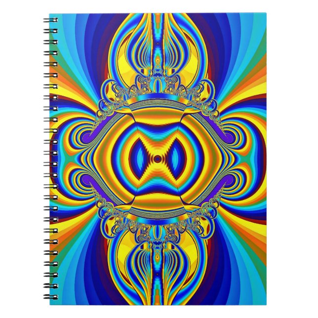 Caderno Espiral Colorful Abstract Background-14334 (Frente)