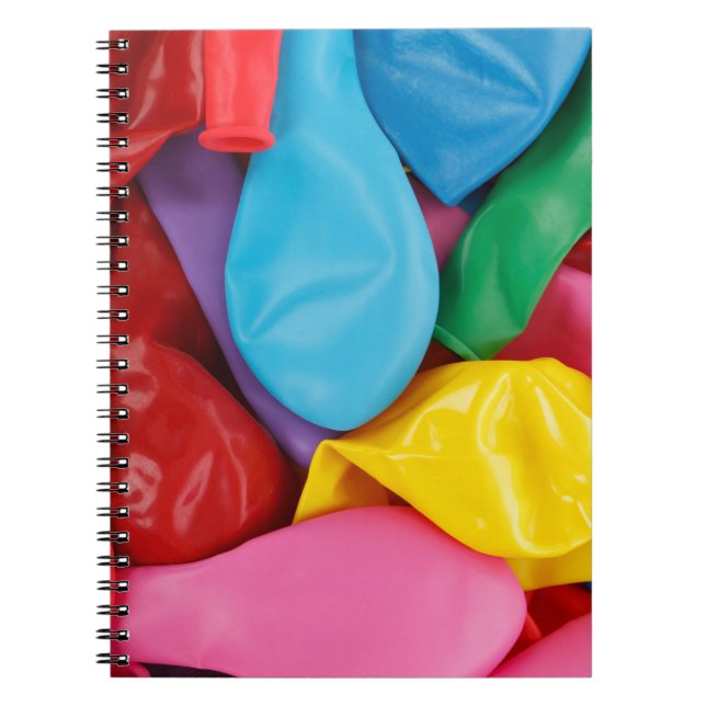 Caderno Espiral Colorful Balloons (Frente)