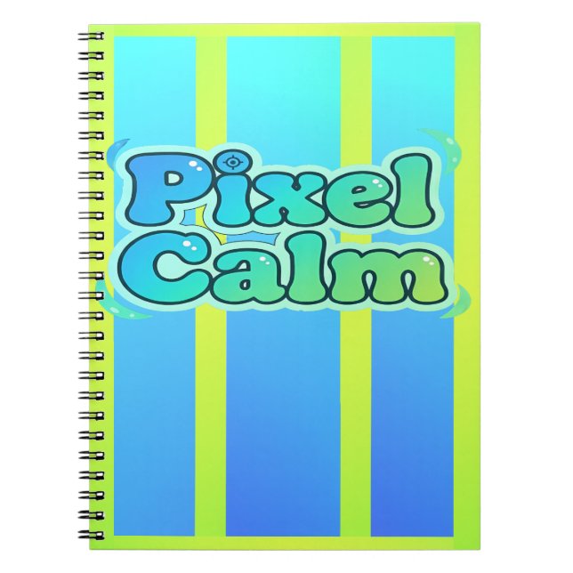 Caderno Espiral Colorful Geometric Spectrum Design (Frente)