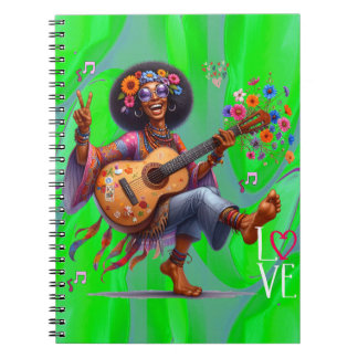Caderno Espiral Colorful-Me Hippie Chic LOVE