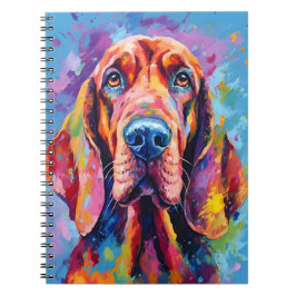 Caderno Espiral Colorida Bloodhound