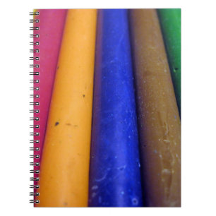 Caderno Espiral Colorida Crayons