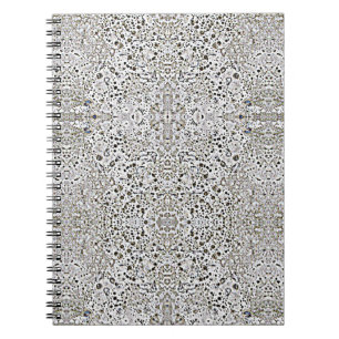 Caderno Espiral Colorida Galáxia Universa Estrelas Brilhando Padrã
