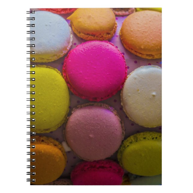 Caderno Espiral Colorida Macarons, deserto assado (Frente)