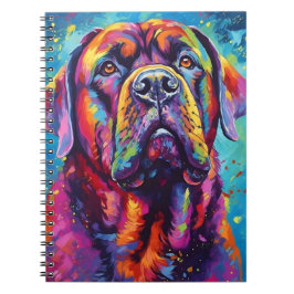 Caderno Espiral Colorida Mastiff