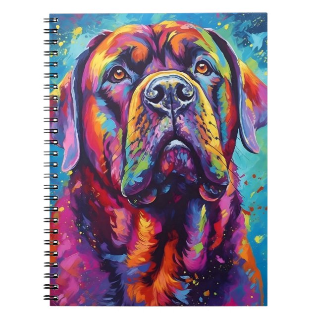 Caderno Espiral Colorida Mastiff (Frente)