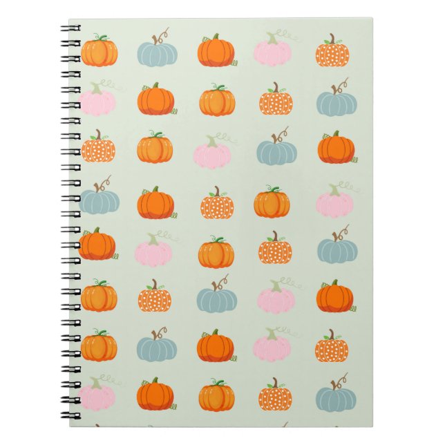 Caderno Espiral Colorida Pumpkins (Frente)