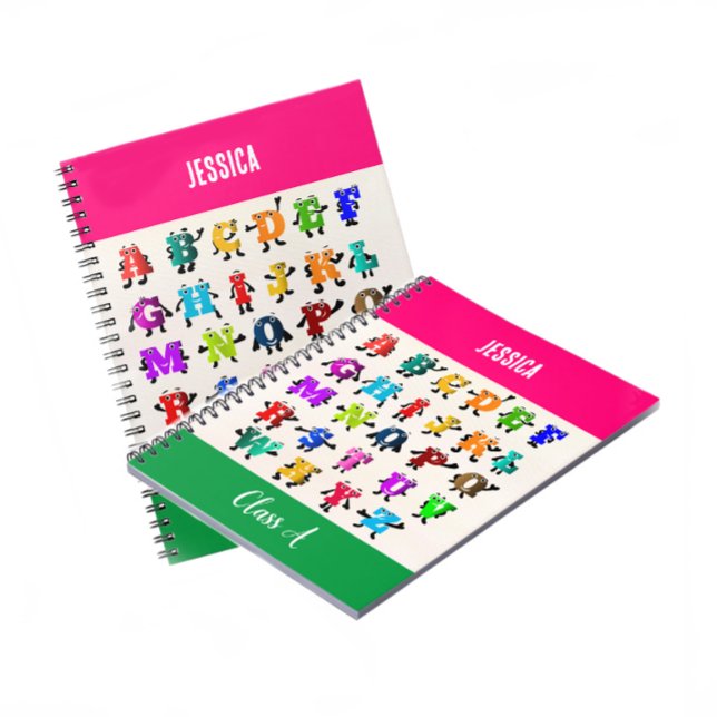 Caderno Espiral Colorido ABC (Criador carregado)