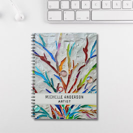 Caderno Espiral Colorido do Artista