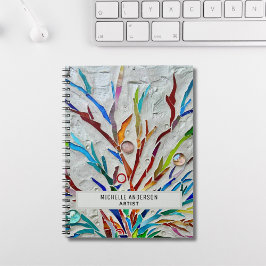 Caderno Espiral Colorido do Artista