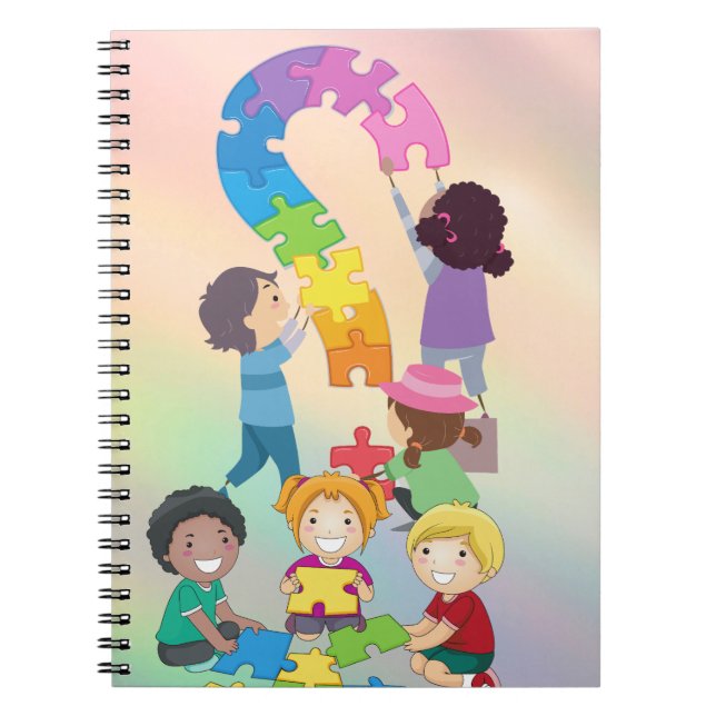 Caderno Espiral colorido gigante (Frente)