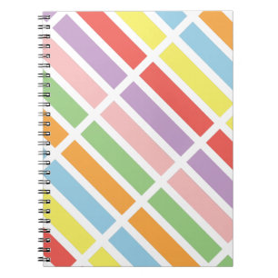 Caderno Espiral Colorido Matizes Pastel