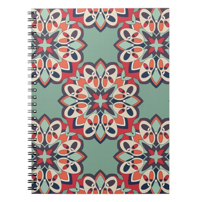 Caderno Espiral Colorido Turco Invisível (Frente)