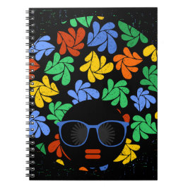 Caderno Espiral Colorir Afro Love