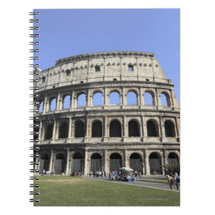 Caderno Espiral Colosseum romano Lazio, Italia