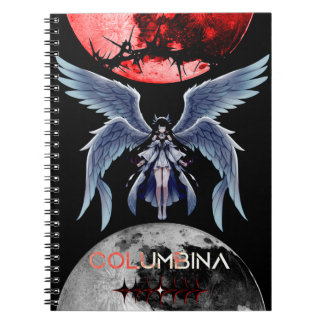 Caderno Espiral columbina - genshin