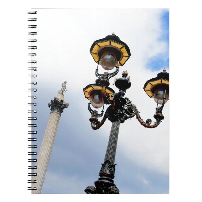 Caderno Espiral Coluna de Nelson, Londres (Frente)