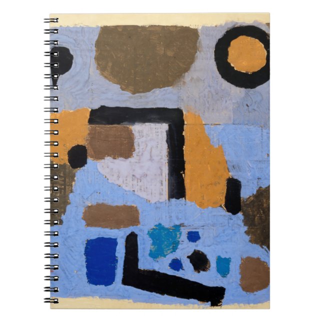 Caderno Espiral Com as duas perdidas (1938) pintura Paul Klee (Frente)