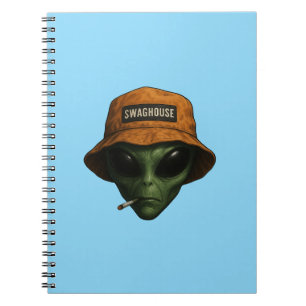 Caderno Espiral com FoDE EXTRATERRESTRE EM DESIGN