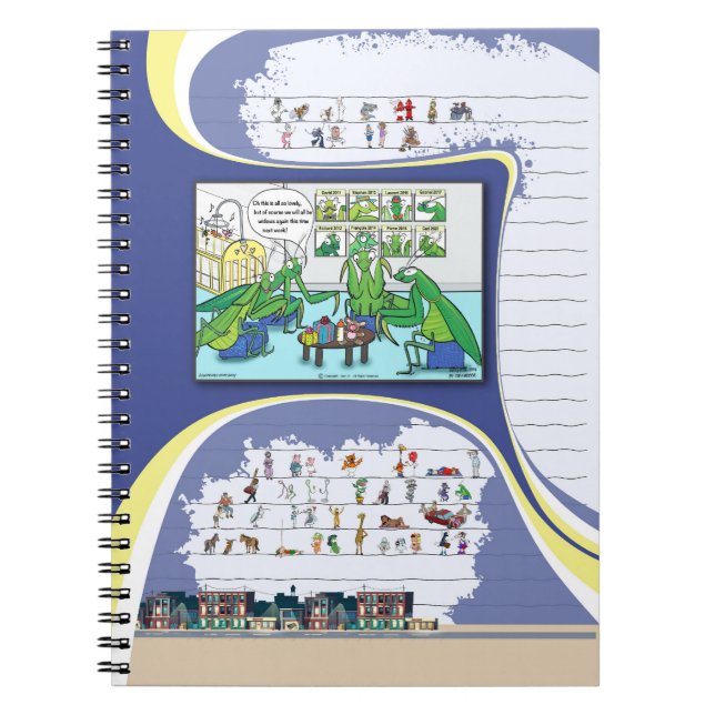 Caderno Espiral com Foto | Anúncio de Nascimento (Frente)