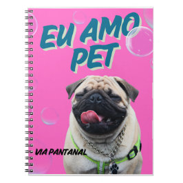 Caderno Espiral com Foto Pet