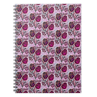Caderno Espiral com Imagem Floral